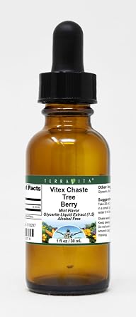 Vitex Chaste Tree Berry Glycerite Liquid Extract 15 - Mint Flavored 1 oz, ZIN 513237