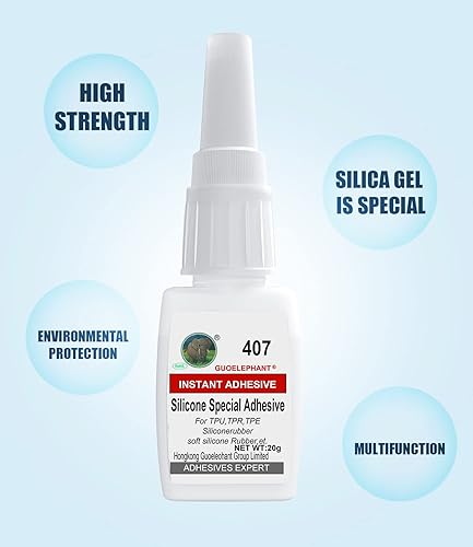 Miniatura 7 de Pegamento de silicona de 071oz pegamento para silicona para unirse entre silicona y silicona silicona y otros materiales Súper pegamento instantáneo
