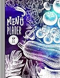 Menü Planer: Menüplaner Woche Monat mit Einkaufsliste, 144 Seiten Plan Für 1 Jahr - Essensplaner Groß, Mahlzeitenplaner Log Prep Buch Kalender - Kochplan Einkauf Essensplanung Vordruck Planner Familie