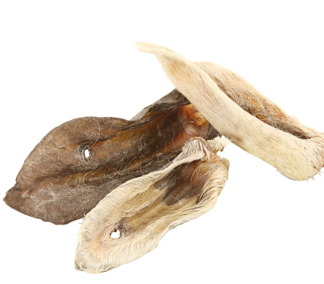 Dehner Wild Nature Chien à Oreilles avec Fourrure d'agneau, Naturel, 200 g