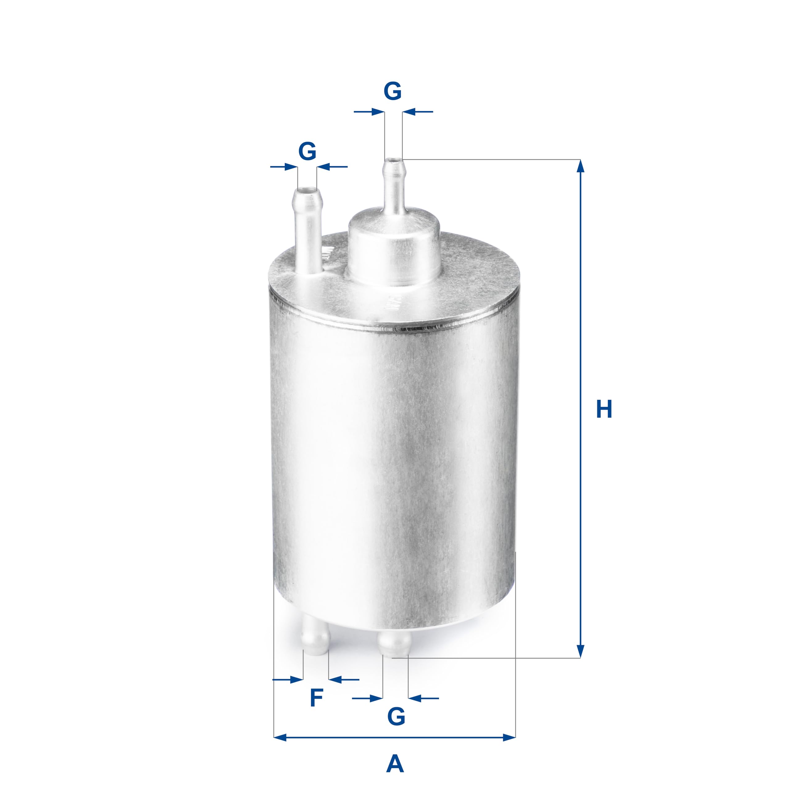 UFI Filters, Filtro Gasoil 31.841.00, Filtro de Combustible Diésel de Recambio, Apto para Coches, Apto para Modelos de Chrysler Crossfire, Mercedes Benz C Classe y CLK Classe