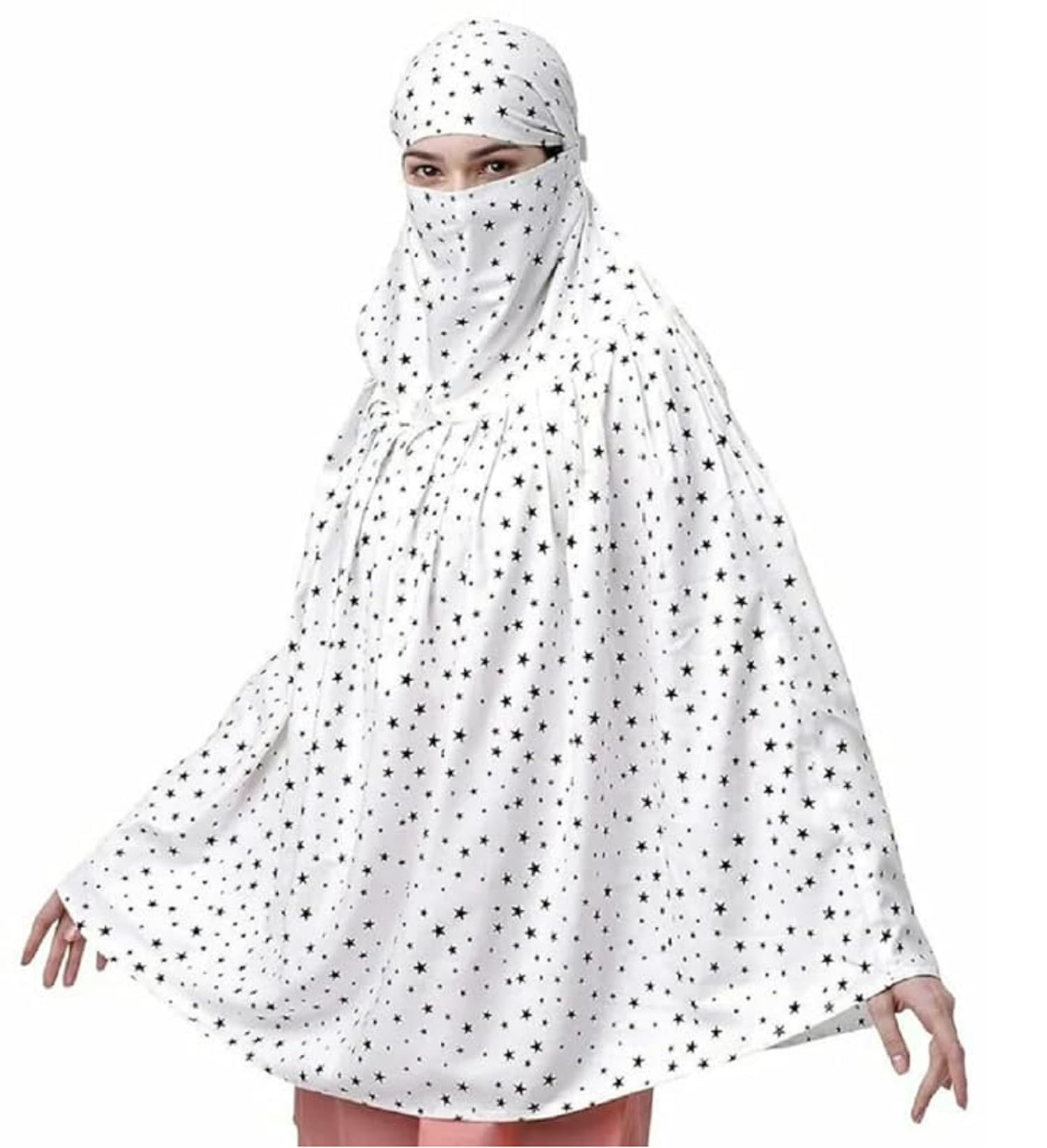 Women’s Full Coverage Printed Long Scarf,Stylish Face Cover-Anti Pollution Breathable Mask for Women & Girls,Lightweight Islamic Prayer & Outdoor Protection,Travel Scarf,Dust Protection-image-29