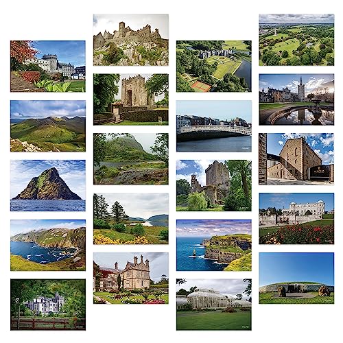 Dear Mapper Ireland Vintage Landscape Postcards Pack 20pc/Set Postcards From