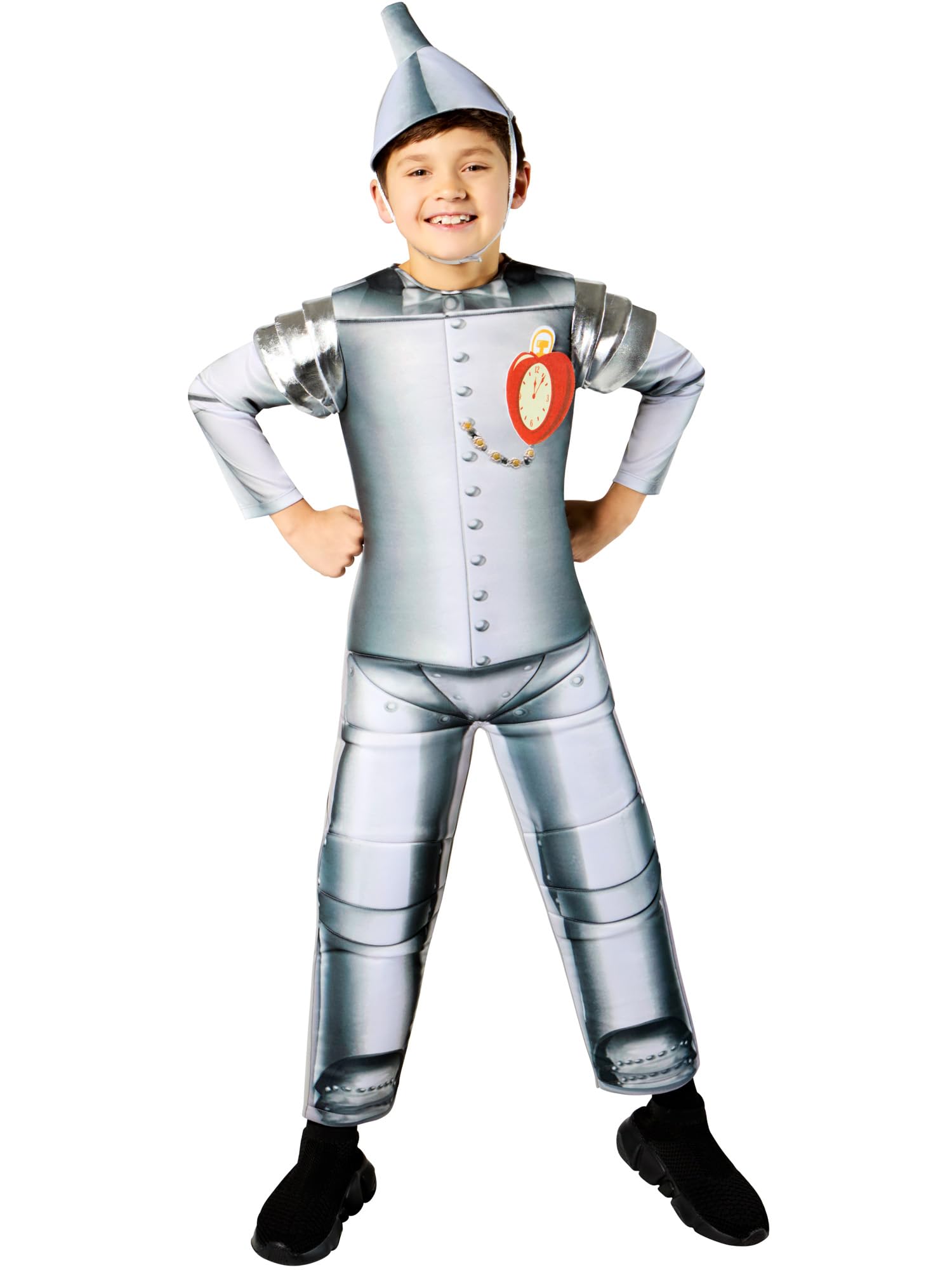 Rubies Official WB Wizards of Oz Deluxe Tin Man Child Costume, Kids Fancy Dress, Size Age 5-6 Years Halloween