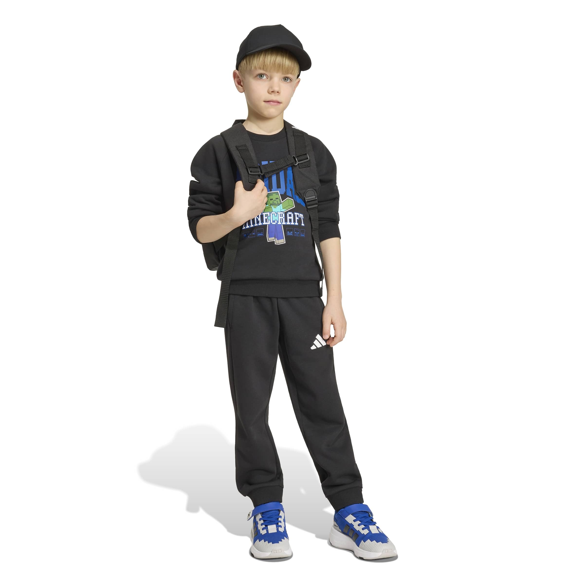 adidas Uniseks - dzieci Adidas Minecraft Jogger Set Track_Suit, black, 2-3 Years