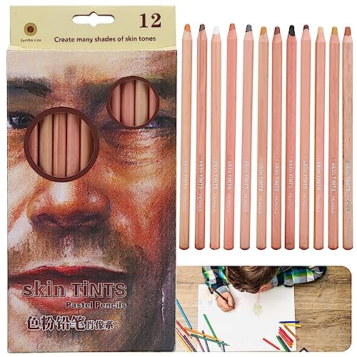 Yosoo Health Gear 12PCS Pastel Colour Colouring Pencils - Image 4