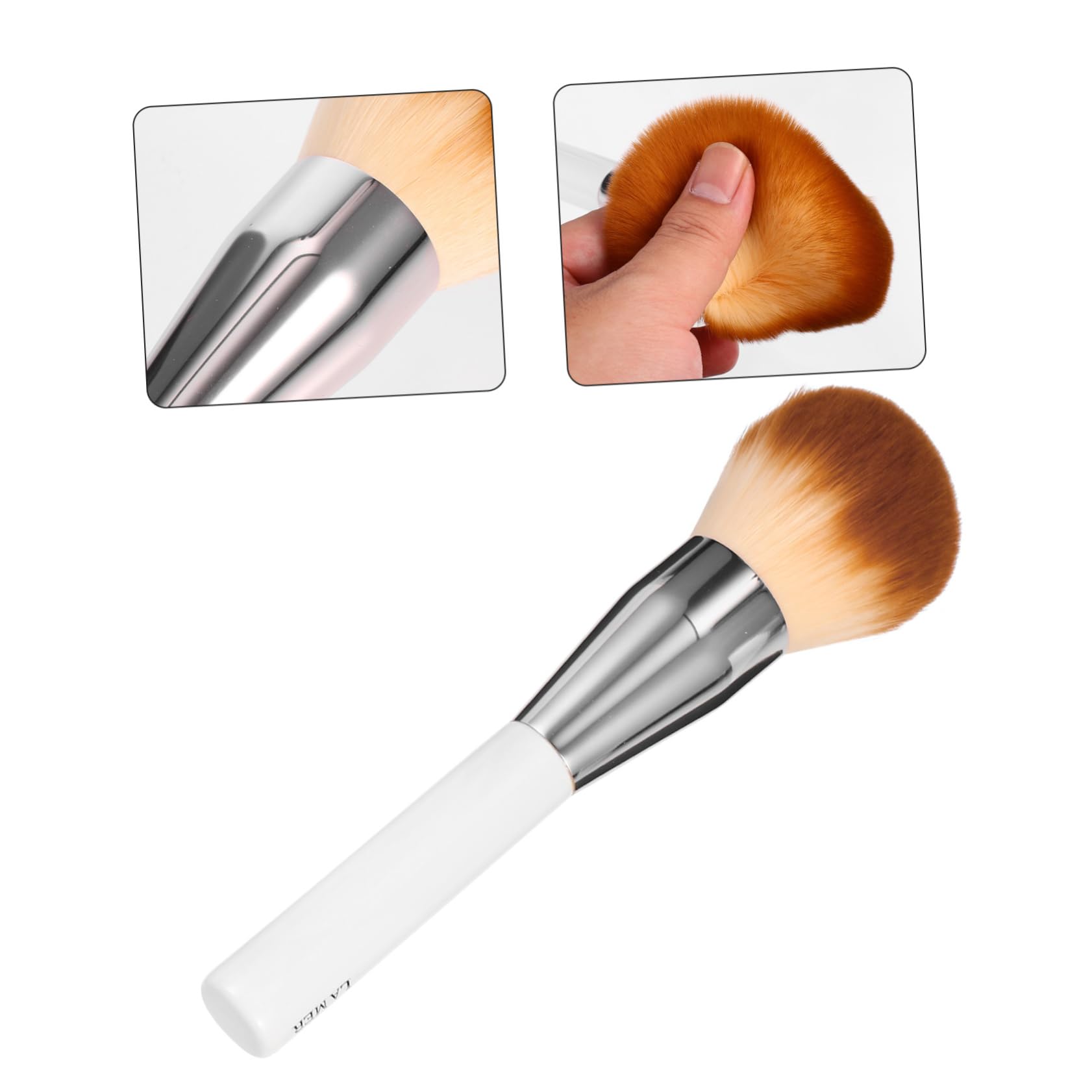 FOMIYES 3 Pennelli Piatti Per Fondotinta Liquido Da Donna Per Lapplicazione Di Cosmetici