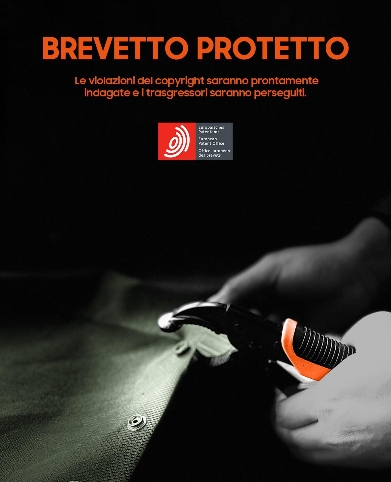 Pinza Per Bottoni Automatici A Pressione Include 40 Set Di Bottoni A Pressione Metallo Da 15 Mm Per Riparazione Di Coperture Di Barche, Tela, Cucito, Teloni