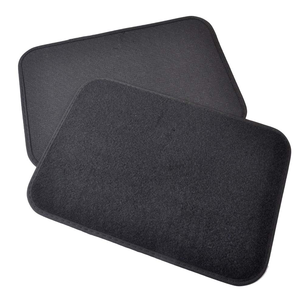 Motor Trend Premium Inter-Lock Backing Carpet Car Floor Mats - Front Rear Thick Durable Auto Protection Fits Most — view 7