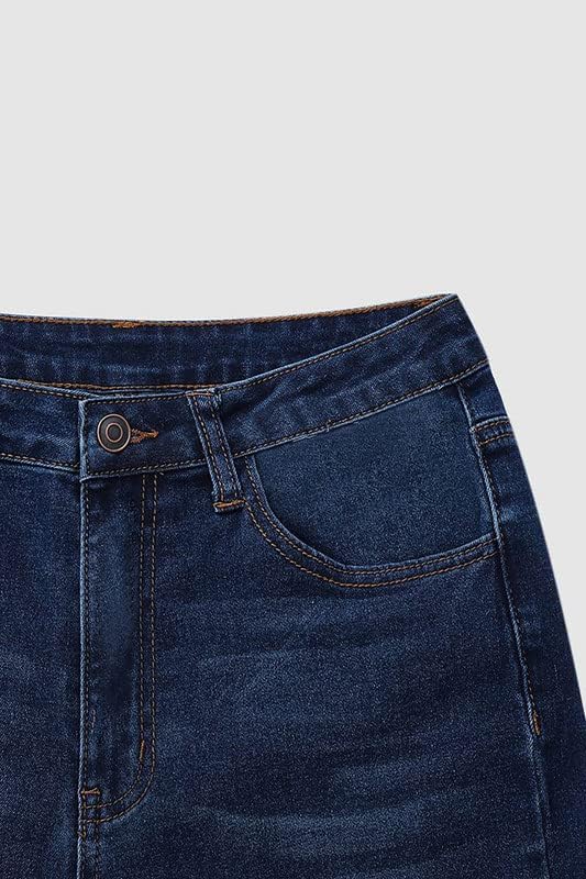 Vintage Bell Bottoms Flare Jeans for Women 90s High Waist Ripped Distressed Wide Leg High Rise Denim Pants - Image 4