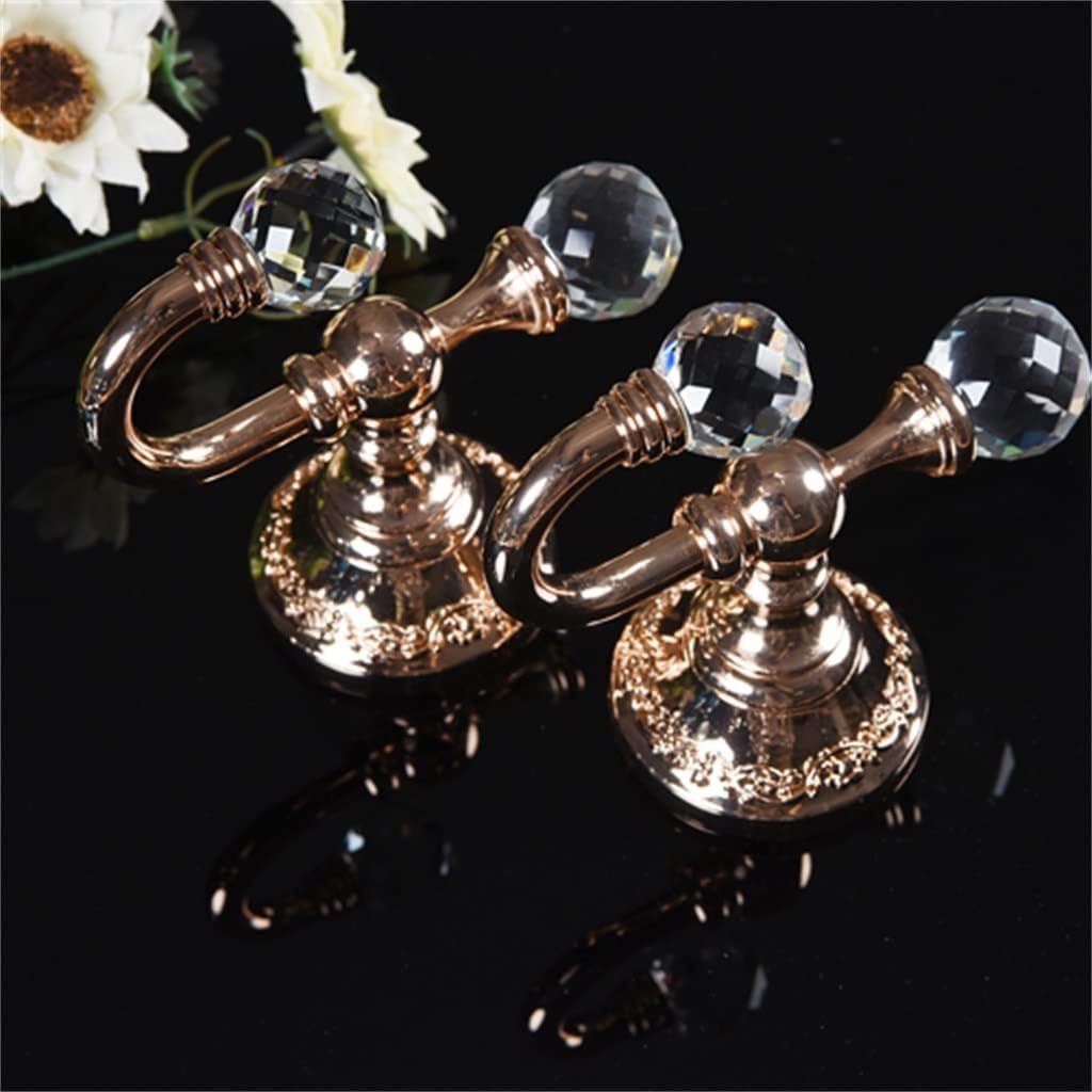 FMURY Zinc Alloy Crystal Curtain Hook Tie Hook Tie Rope Hook Curtain Wall Hook Wall Hook(D)