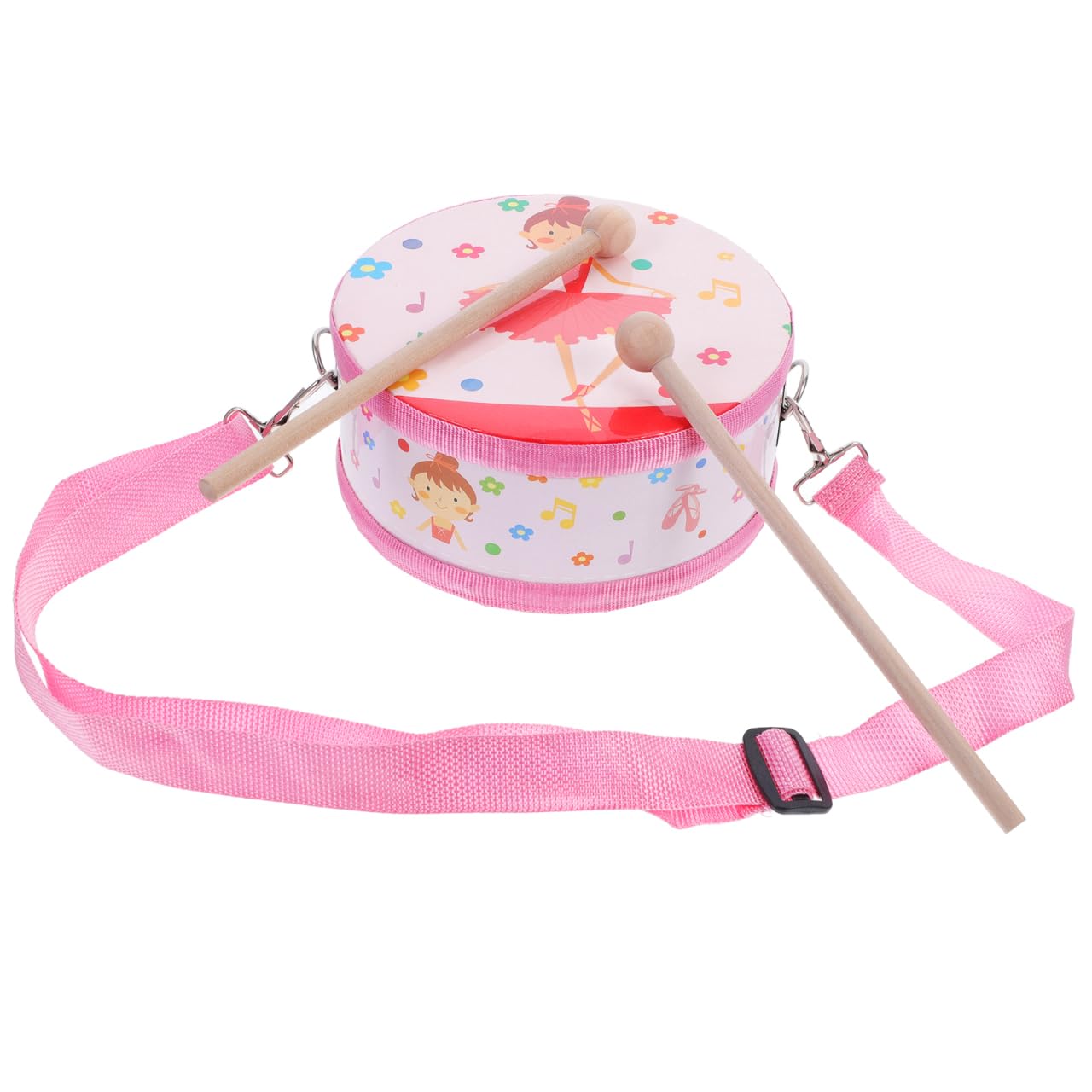 15Cm Double-Sided Wooden Drum Toy for Kids - Educational Musical Instrument for Parties Birthdays and Indoor Outdoor Activities