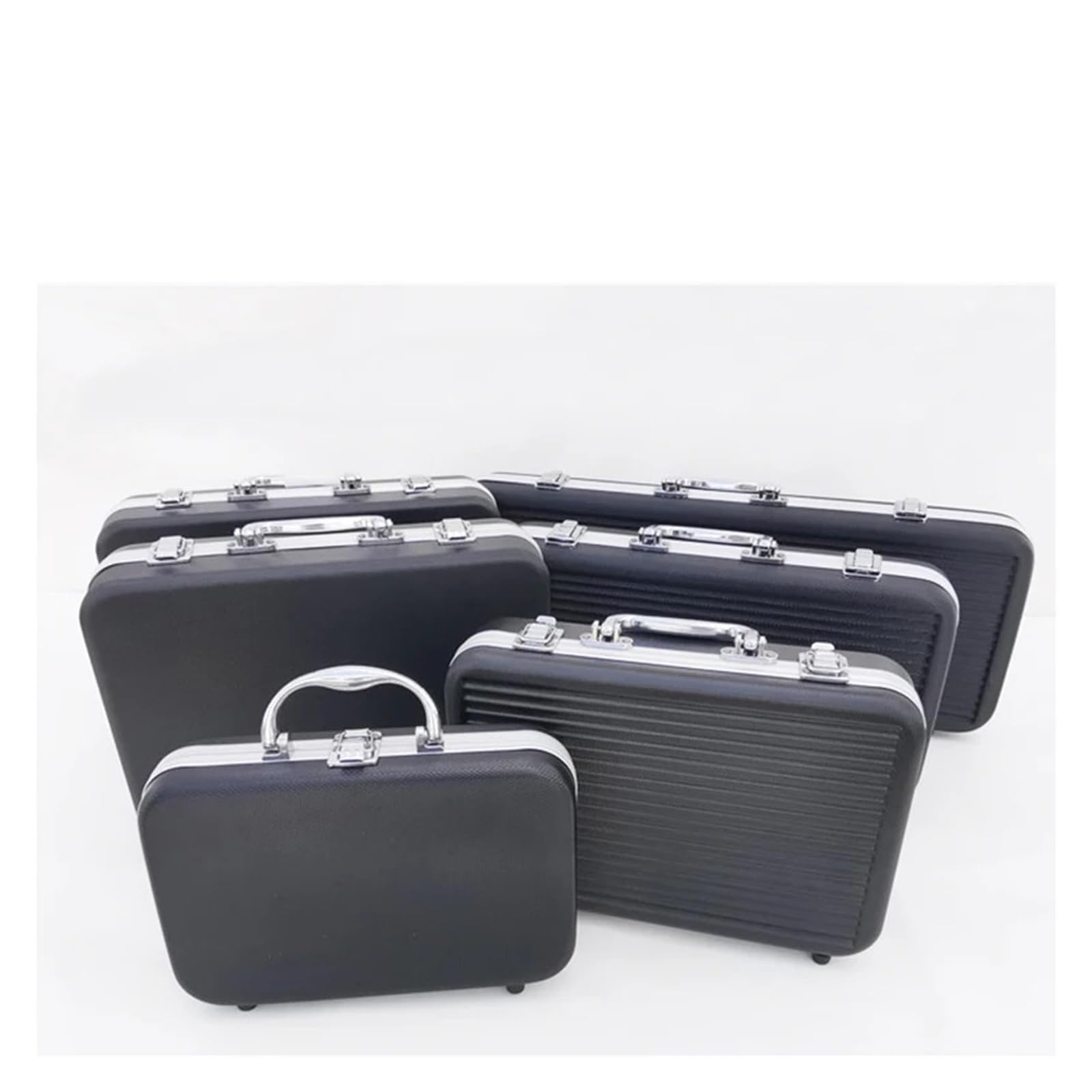 Cassetta Portautensili In Metallo Aluminum Alloy Portable Tool Box | Shock Resistant Safety Instrument Case Storage Box With Sponge Lining Waterproof(405x215x75mm)