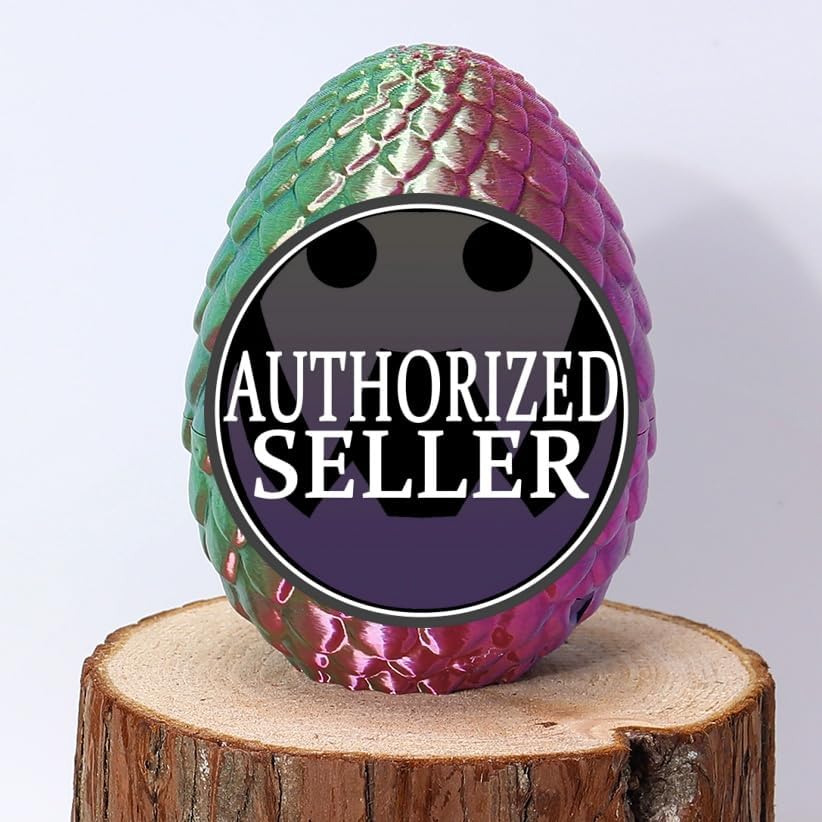 3D Printed Dragon with Surprise Egg,Surprise Dinosaur Eggs Fidget Toys for Kids, Birthdays, Halloween Christmas Decorations Gifts Indoor Outdoor for Girls Boys (Yellow&Green) - Image 2