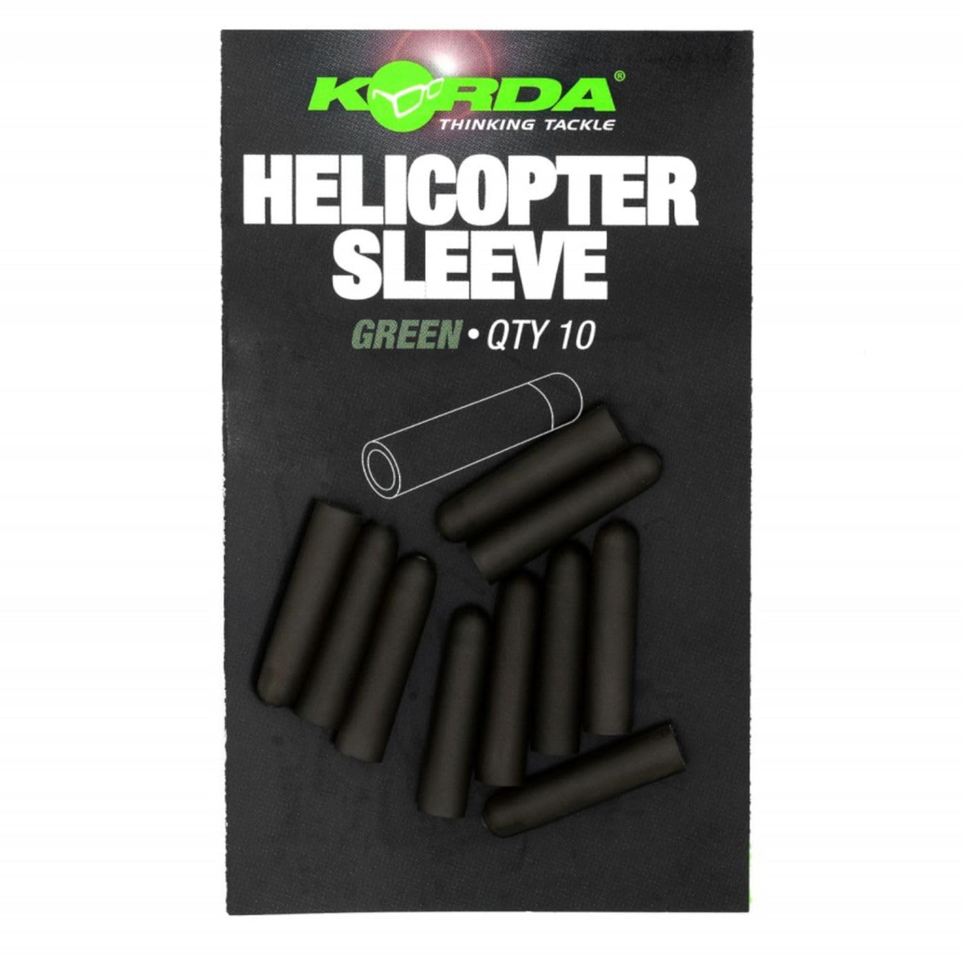 Korda Helicopter Sleeves: Weedy Green