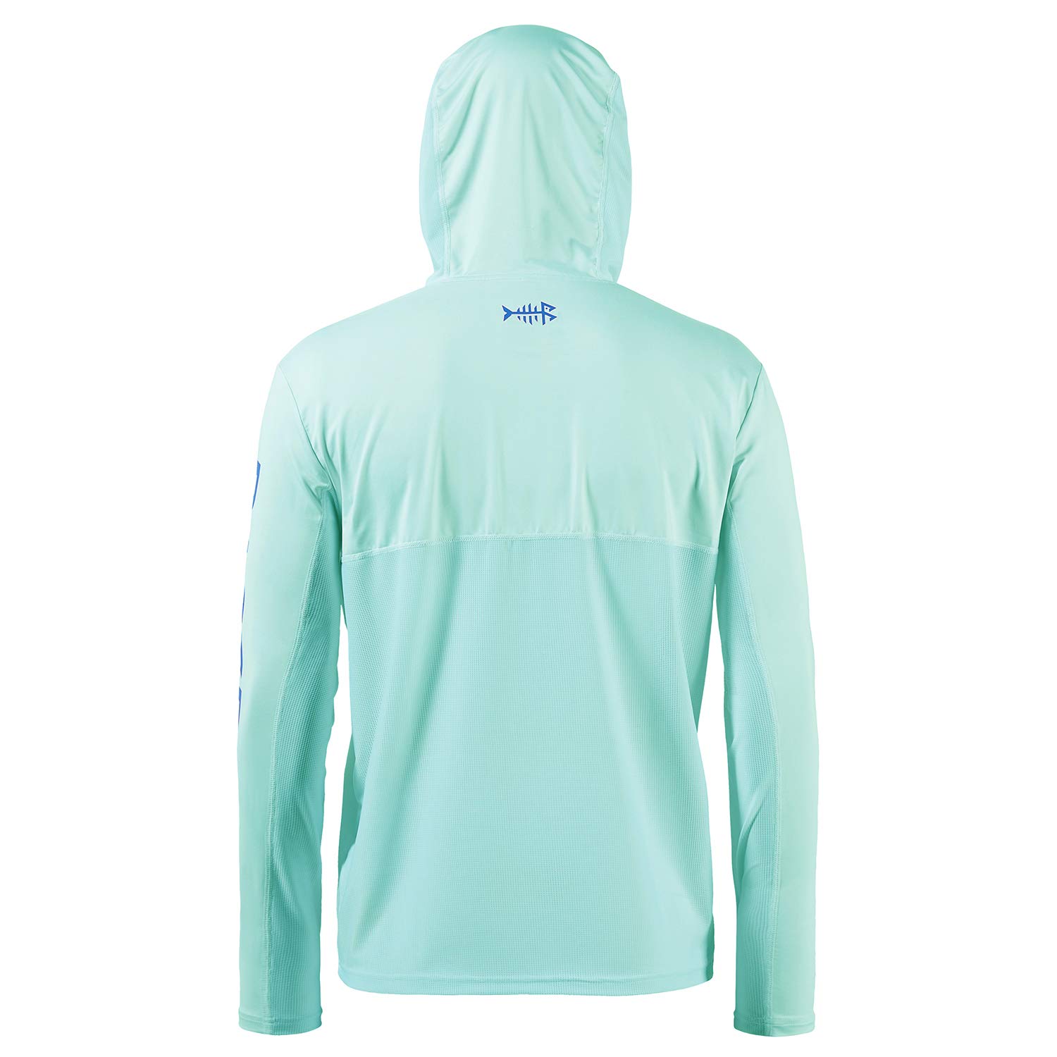 Bassdash UPF 50+ -T-Shirt da Pesca Rashguard Protezione Solare Felpa da Uomo con Cappuccio e Protezione dai Raggi UV