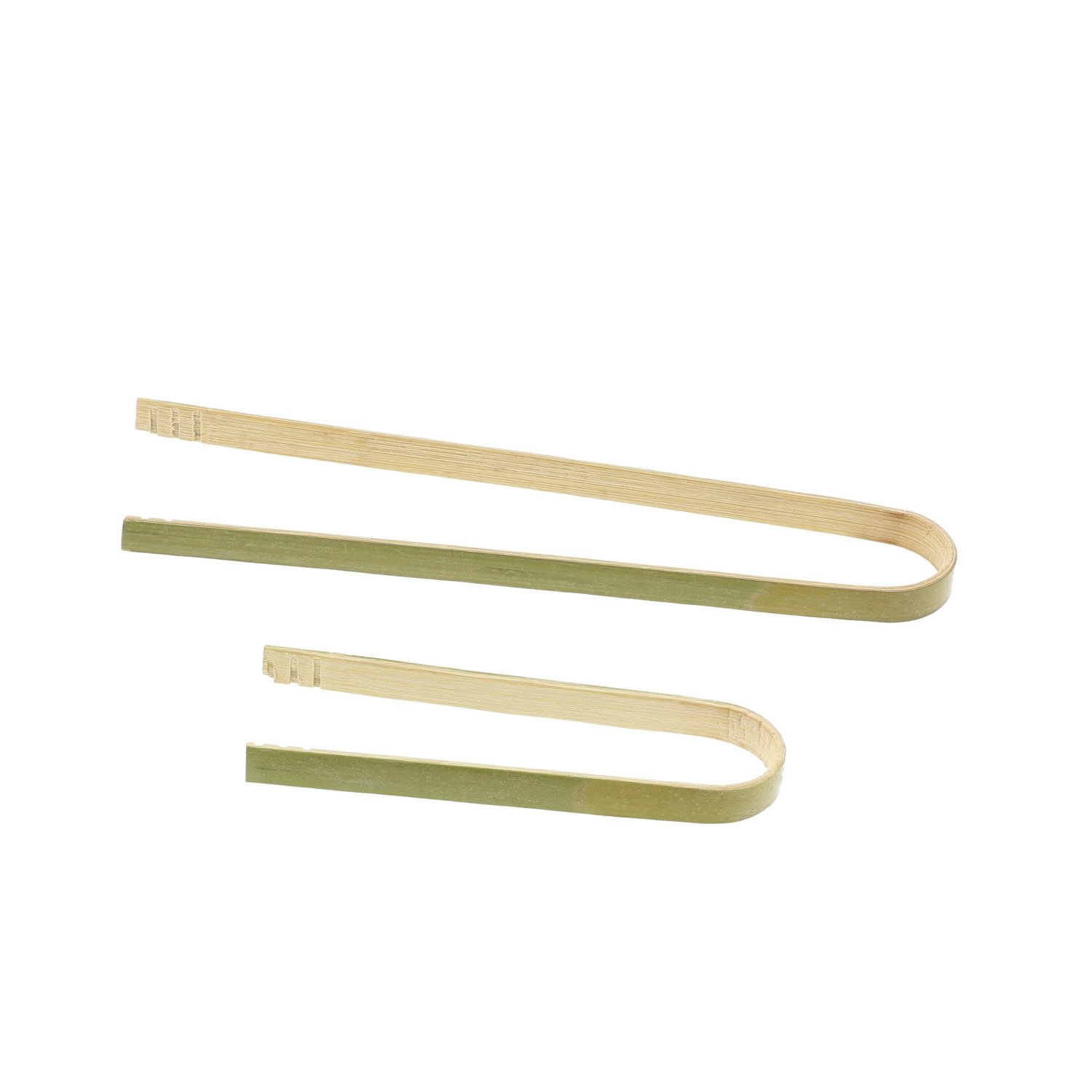 CiboWares Premium 15 cm Disposable Bamboo Tongs, Eco-Friendly and Disposable for Home and Catering, Package of 100