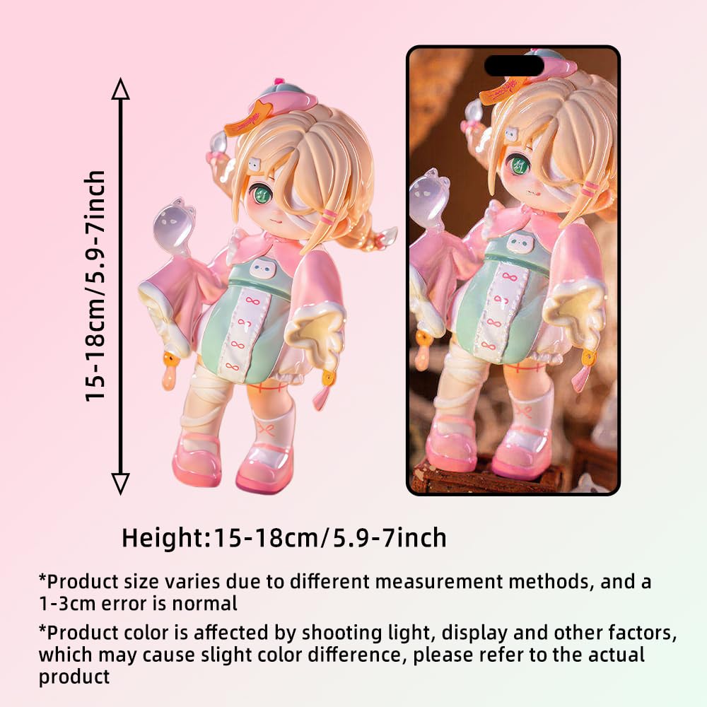 niannyyhouse Blind Box Figur, PVC-Sammelpuppen, Heart's Critical Point Serie, Sammlerstück-Ornamente (6 Stück)