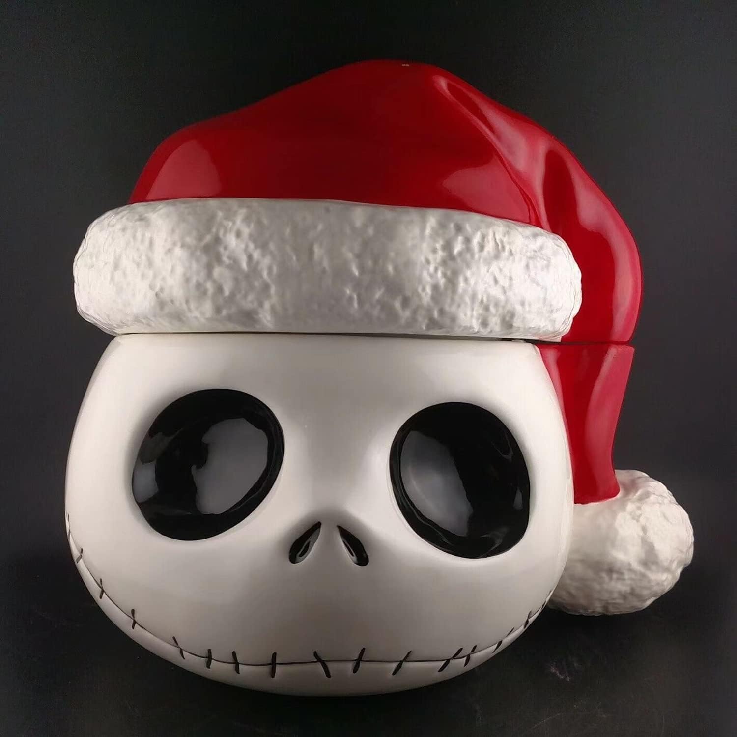 The Nightmare Before Christmas Jack Skellington Black White Pumpkin Candy Jar