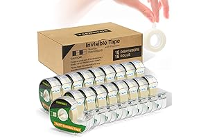 Frosted Writable Invisible Tape with Dispenser-18 Packs (Scotch Tape 1 Roll)