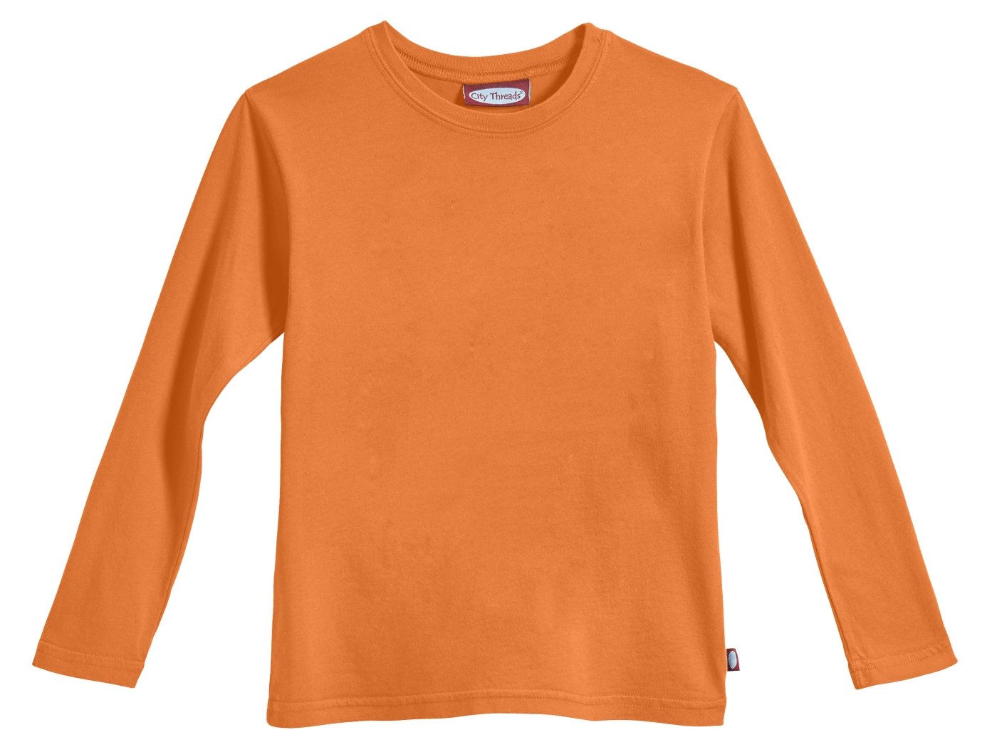 City ThreadsBoys' Long Sleeve Tee Tshirt in 100% Soft Cotton - Base Layer - Made in USA