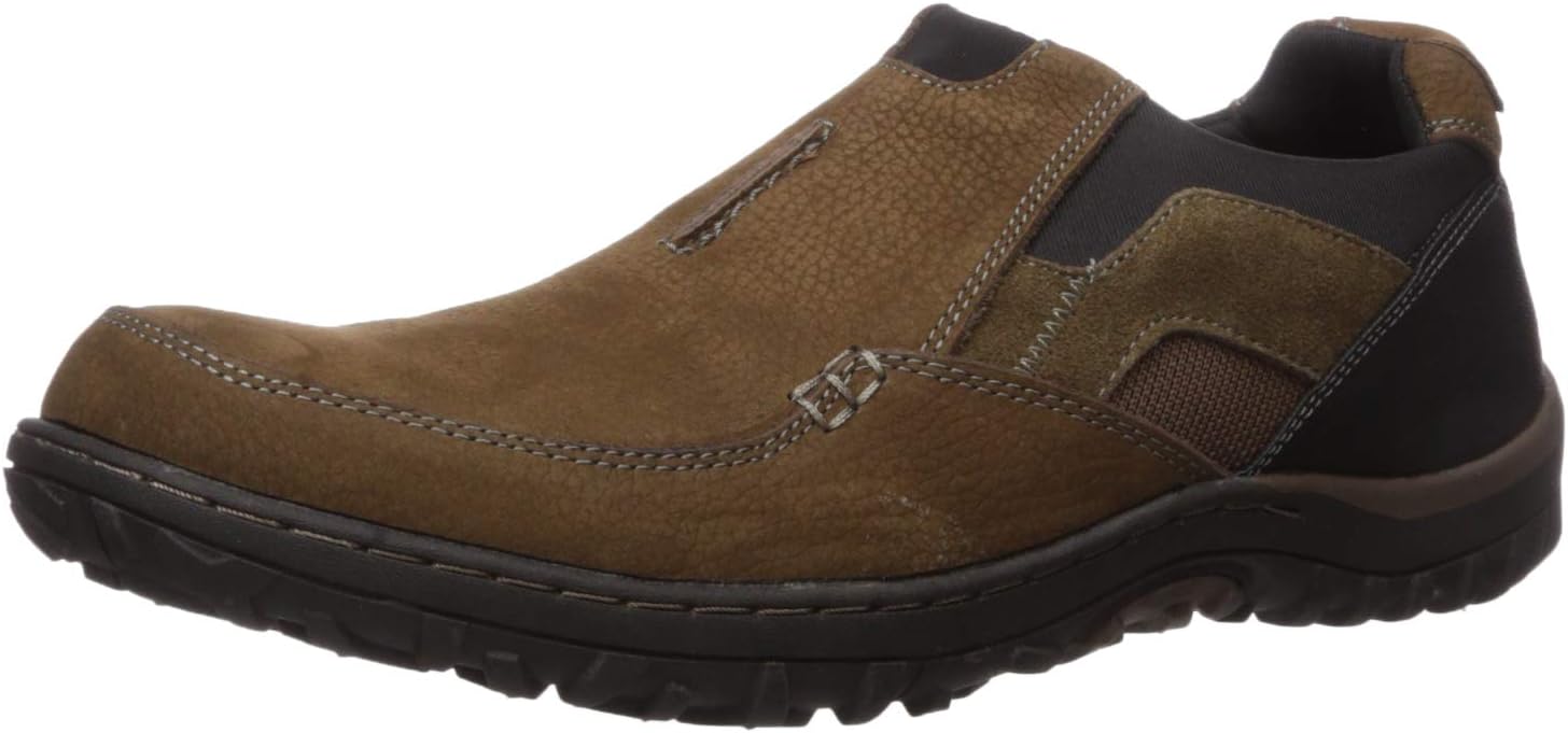 Nunn Bush Men's Quest Slip On Rugged Casual Loafer, Tan Multi, 12 Medium
