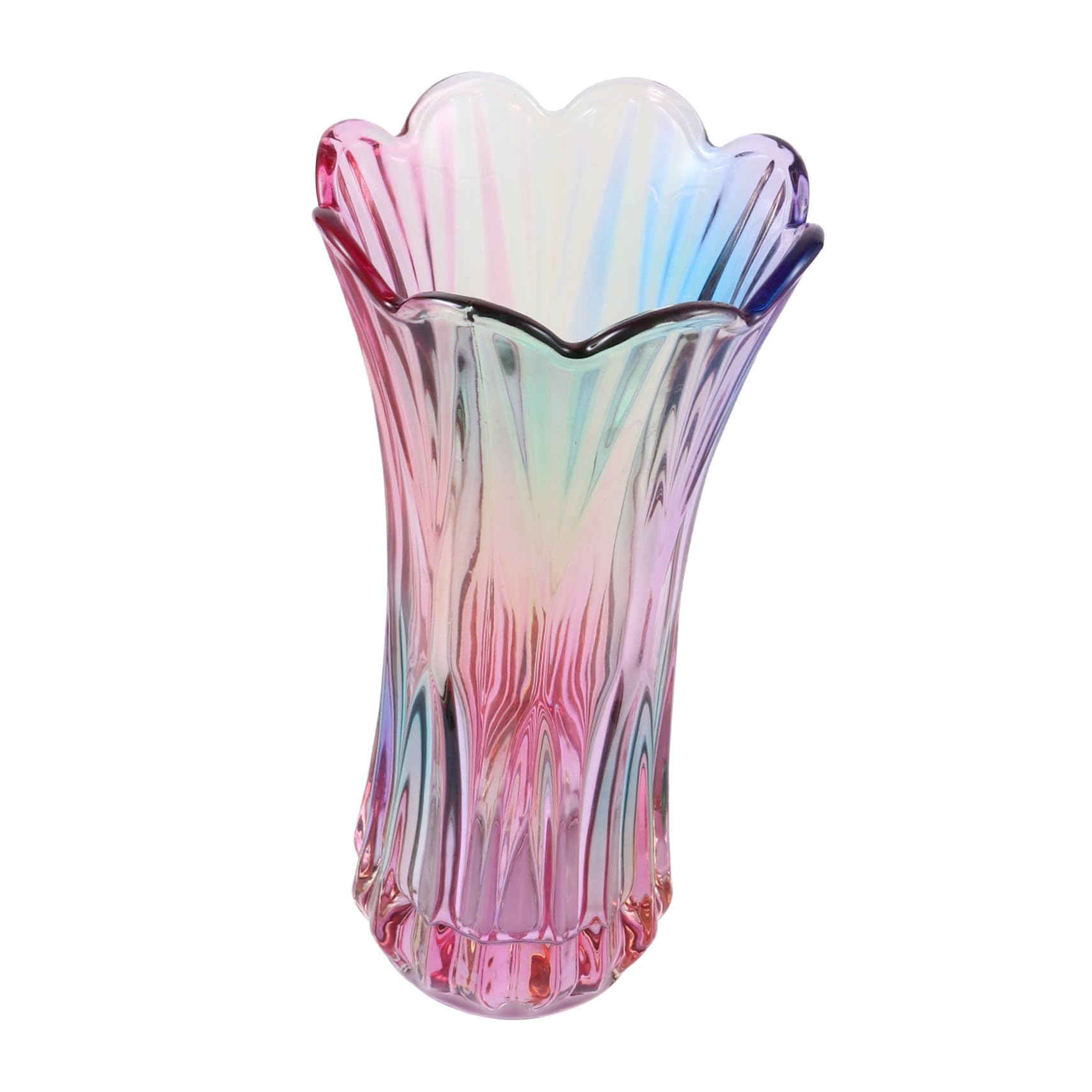 BESPORTBLE Dekorative Glasvase im Retro Stil aus Glas für Grüne Pflanzen und Blumen Fensterbänken und Schreibtischen im Einfachen Stil