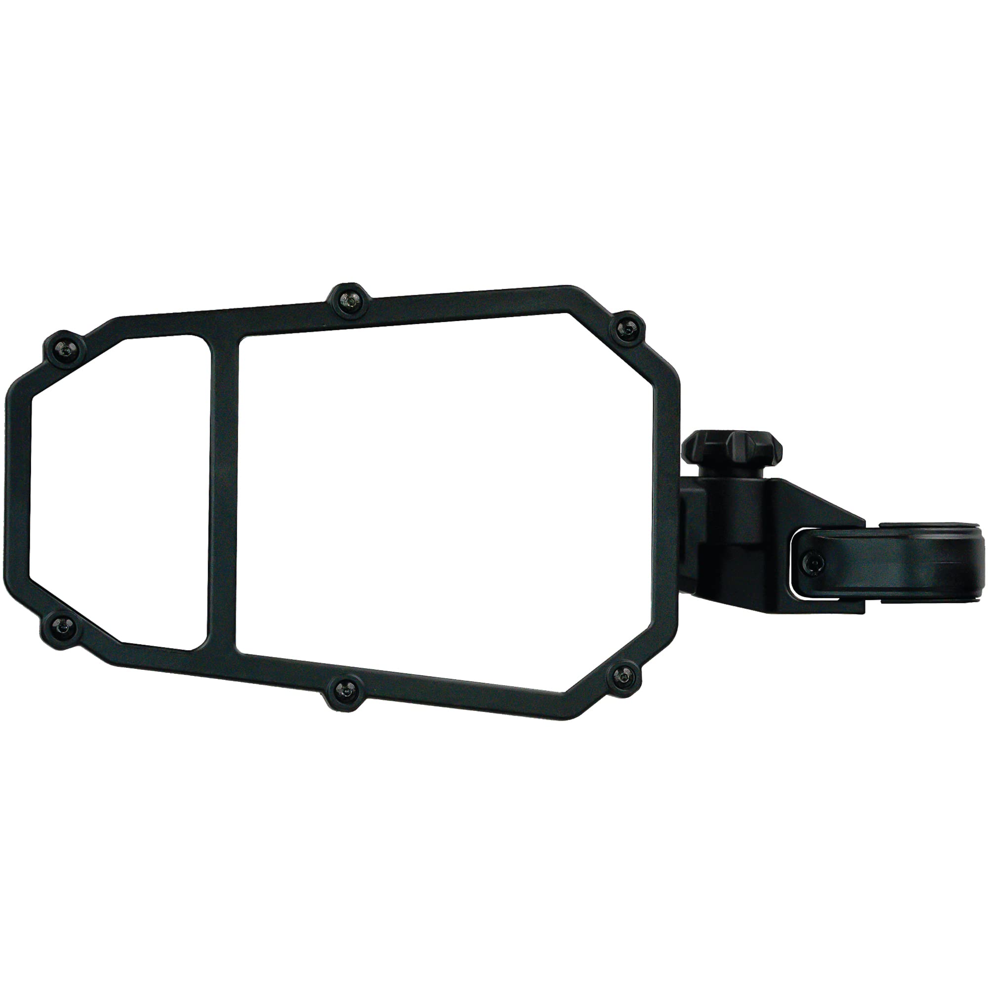 Elite Series UTV Sideview Mirror w/Adjustable blindspot and Dual Axis Breakaway Feature - Fits UTV's with Profiled and Round Tube ROPS