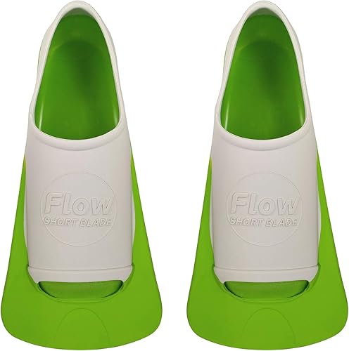 Miniatura 2 de Flow - Aletas de goma de hoja corta para natación y entrenamiento de regazo, tallas juveniles para niños, hombres jóvenes y mujeres