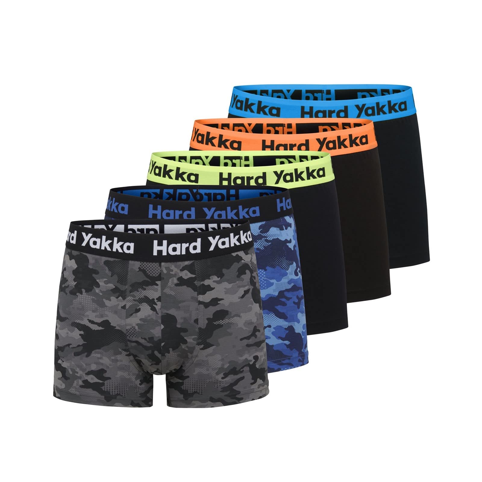 Hard YakkaCotton Trunk Five Pack Multi X-Large