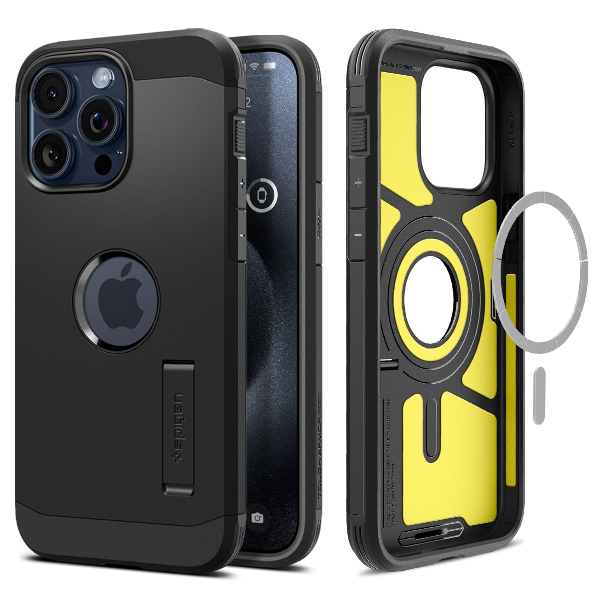 Spigen Tough Armor Magfit Back Cover Case Compatible with iPhone 15 Pro