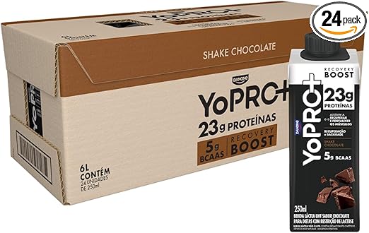 Pack YoPRO Bebida Láctea UHT Chocolate 23g de Proteínas 250ml – 24 Unidades