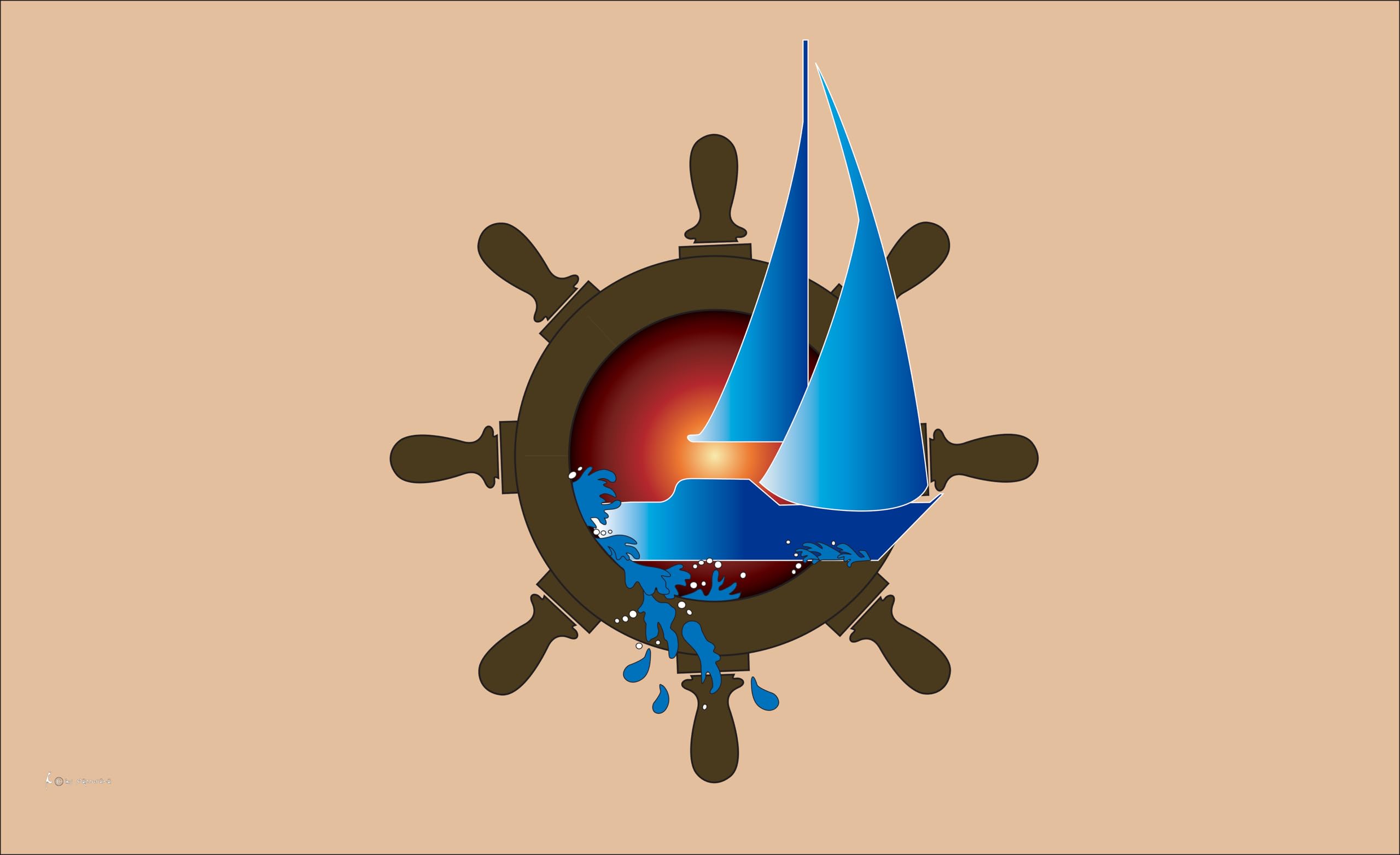 Drapeau de voile de qualité supérieure et drapeaux de phare pour bateau 90x60cm