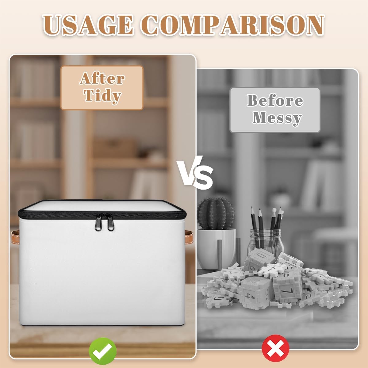 Storage Bin Set of 2 Sunflower Skull Storage Basket with Zipper Lid & Handle Foldable Closet Shelf 2 Pack Cloth Organizer Basket Cube Bins Clothes Organizer for Bedroom, Nursery