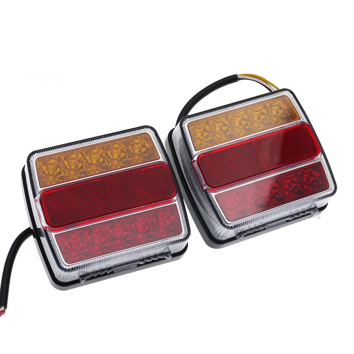 Kit luci posteriori for rimorchio a LED ABS+PMMA