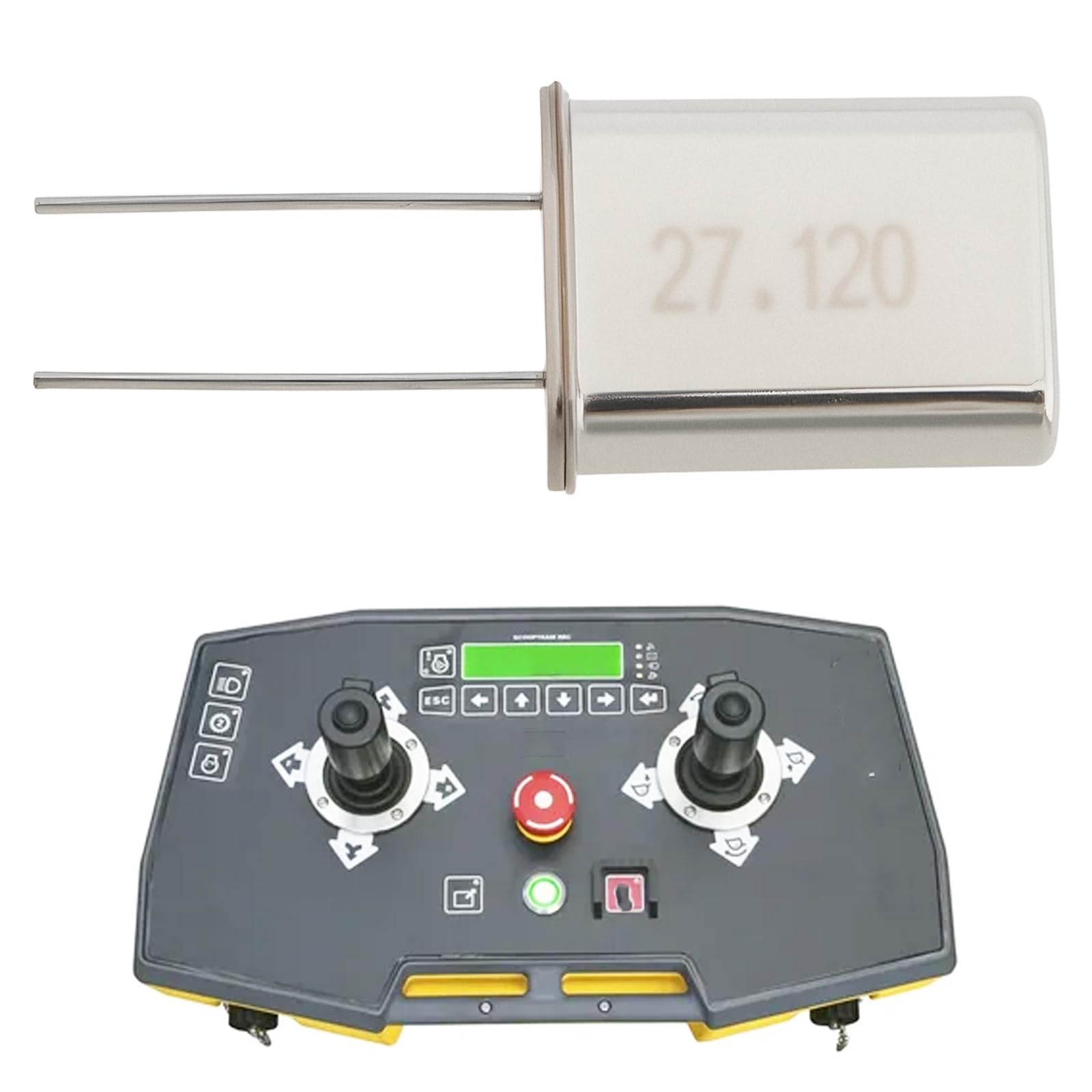 10 Unidades Oscilador de Cristal de Cuarzo 27,120 MHz HC-49/U para Módulo RF