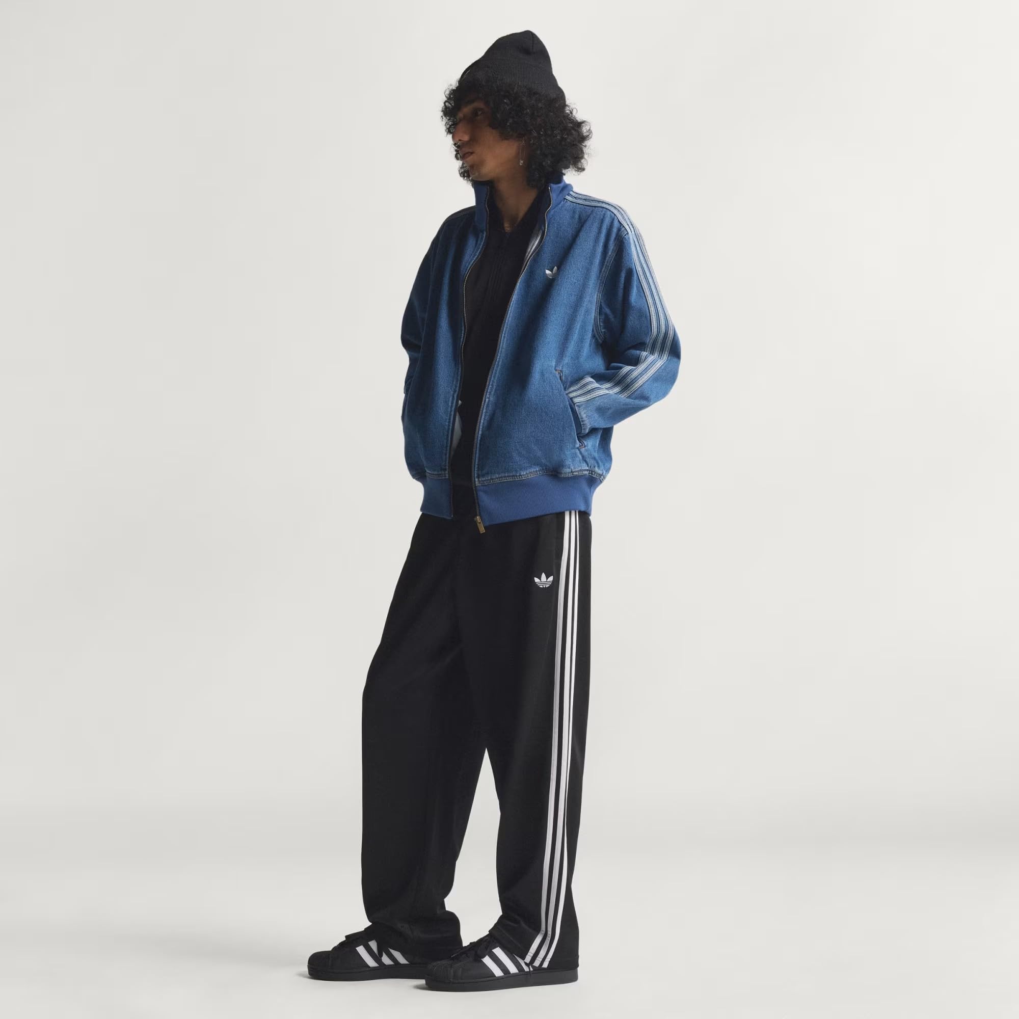 adidas Adicolor Denim Firebird Felpa da uomo