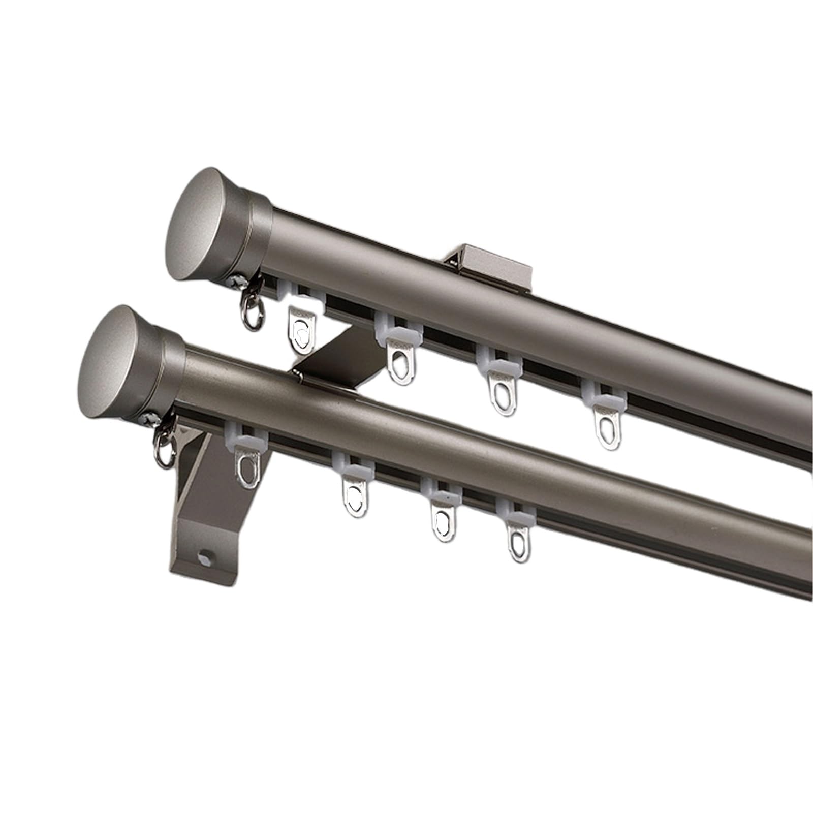 Robusto set binario per tenda in alluminio singolo/doppio con kit completo disponibile in 7 colori – grigio Dimensioni B-2 m/1 m x 2 m per una facile installazione.