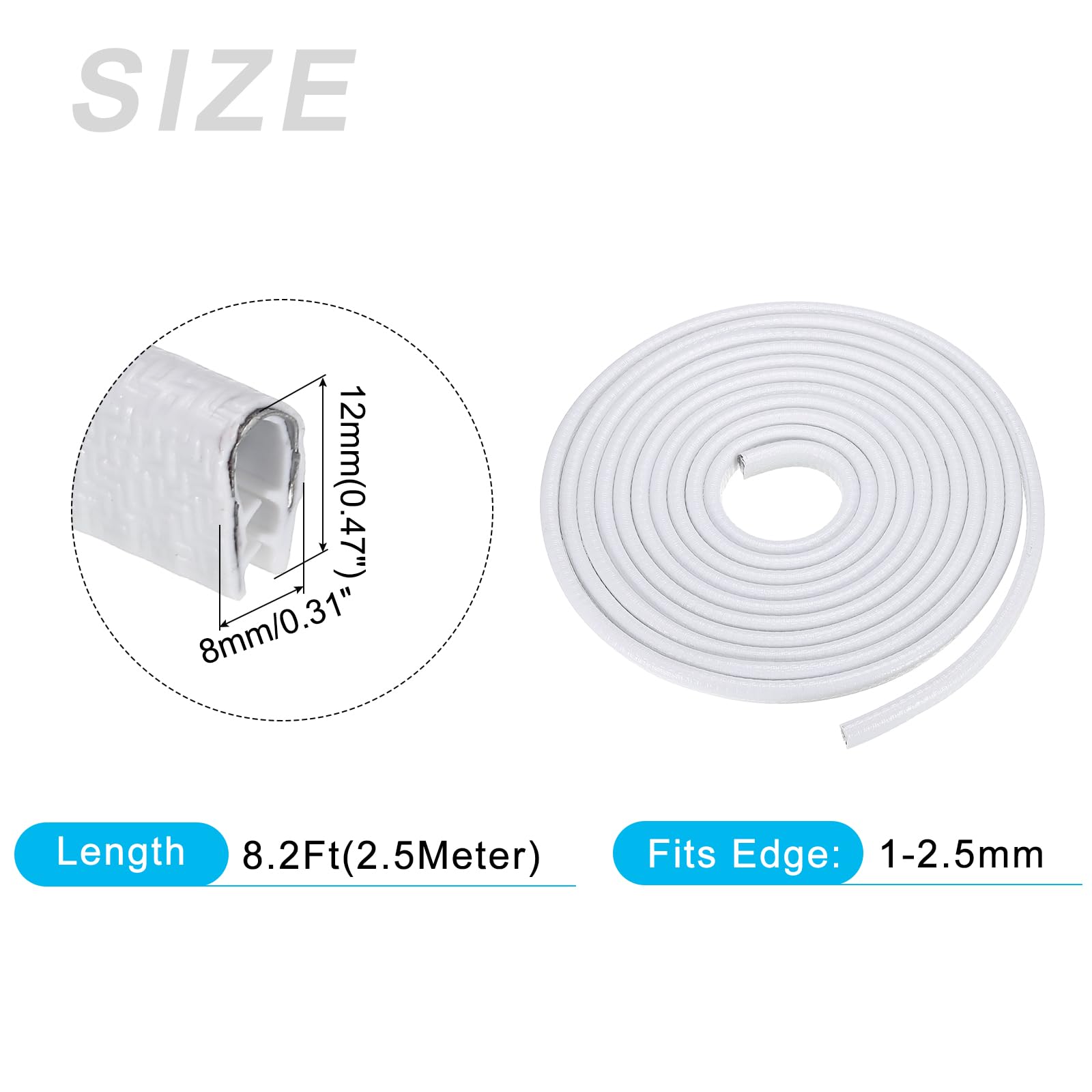 METALLIXITY Edge Trim (Fits 3/64"-3/32" Edge 14.76Ft/4.5Meter Length) - Image 2