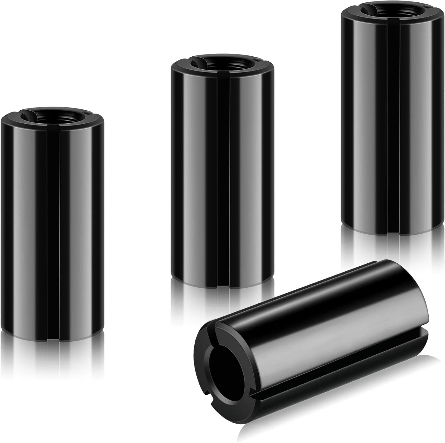 4 Pieces 1/2 Inch to 1/4 Inch Router Collet Reduction Sleeve Tool Bit