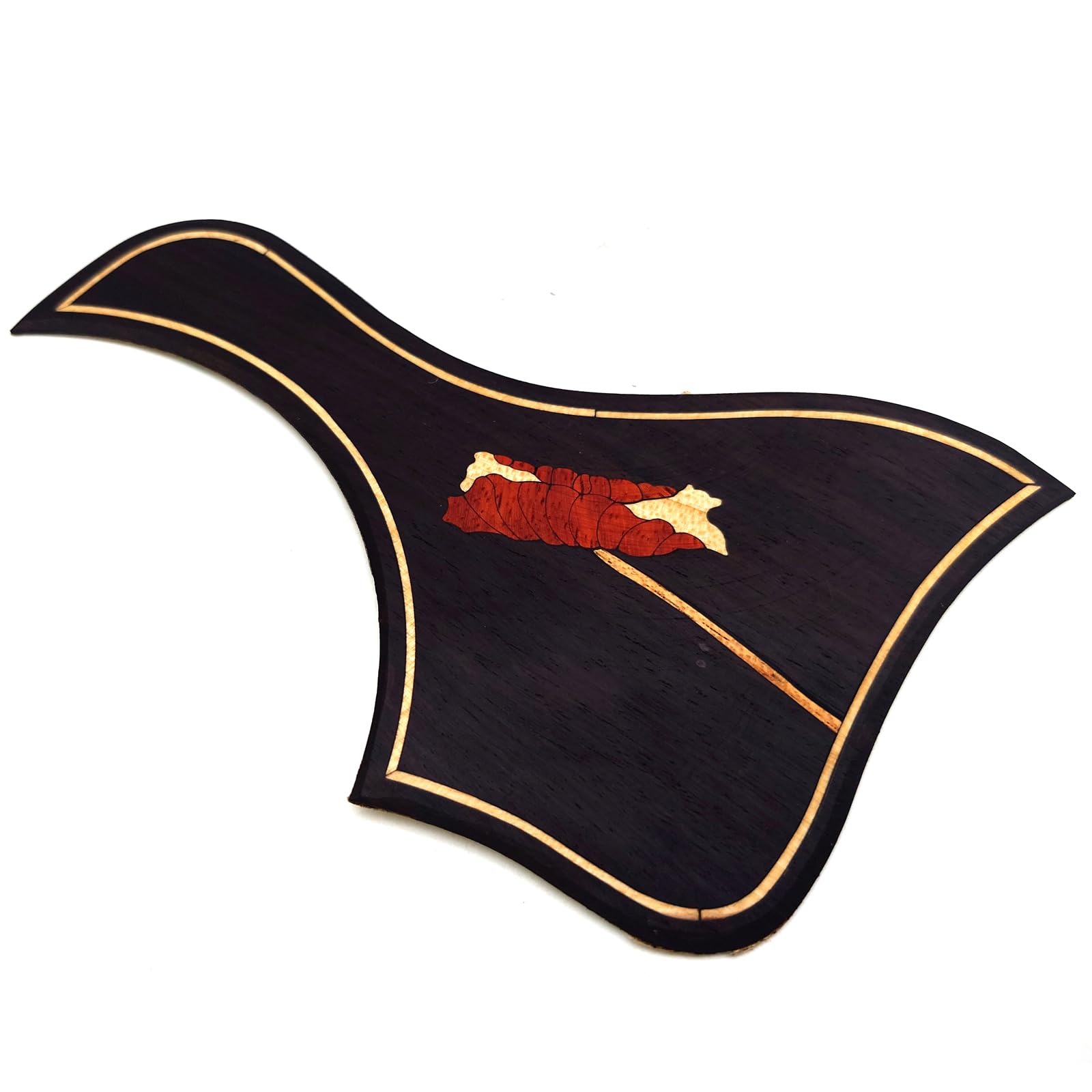 Guitar Pick Guard, Battipenna in abalone in palissandro autoadesivo for Chitarre acustiche folk D-45 Taylor(35)