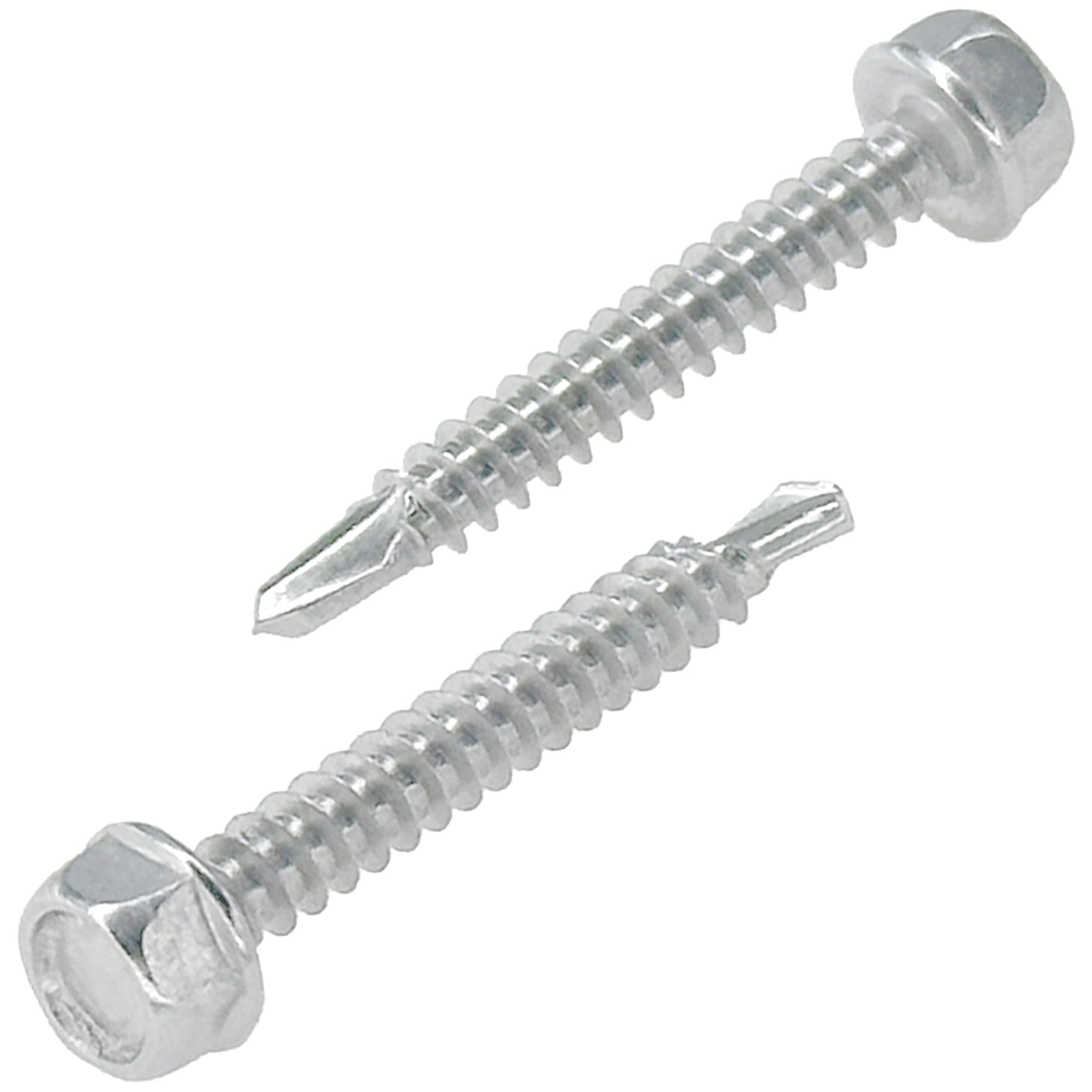 120 PCS Stainless Steel Outer Hex Self Tapping Self Drilling Screws for Metal, M4.2 x 16mm, M4.2 x 19mm, M4.2 x 25mm, M4.2 x 32mm - Image 3