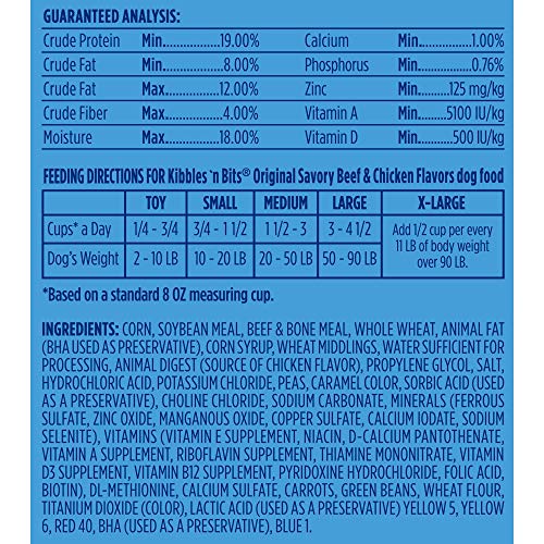 Kibbles 'N Bits Original Savory Beef & Chicken Flavors Bonus Bag Dry