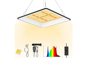 Meizhi 600W LED Grow Light - Perfect for Seedlings to Bloom