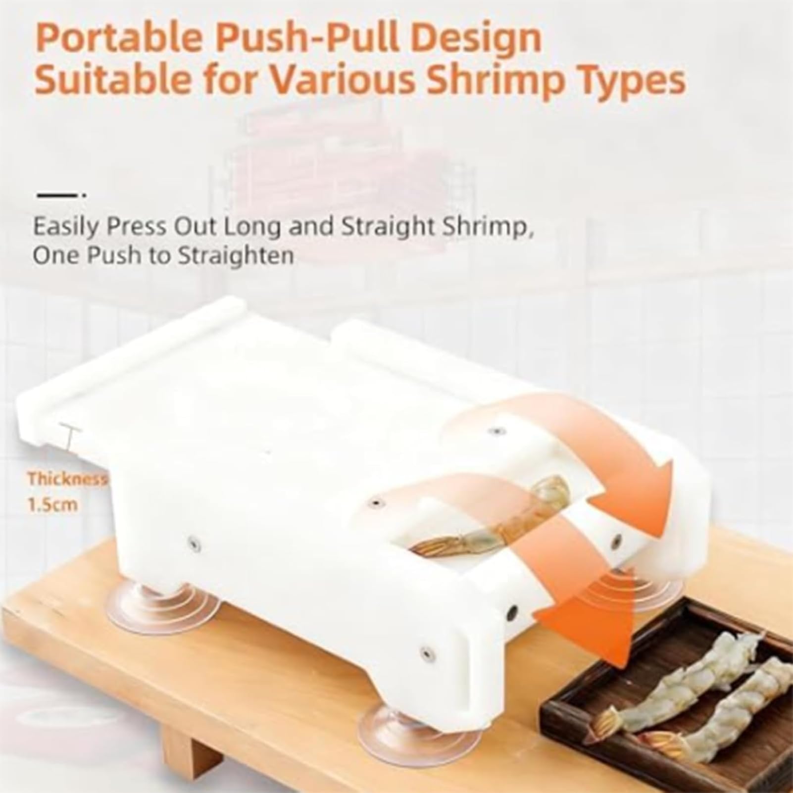 Presse-crevettes, facile à nettoyer, pour sushis et cuisine japonaise, gadget de cuisine indispensable