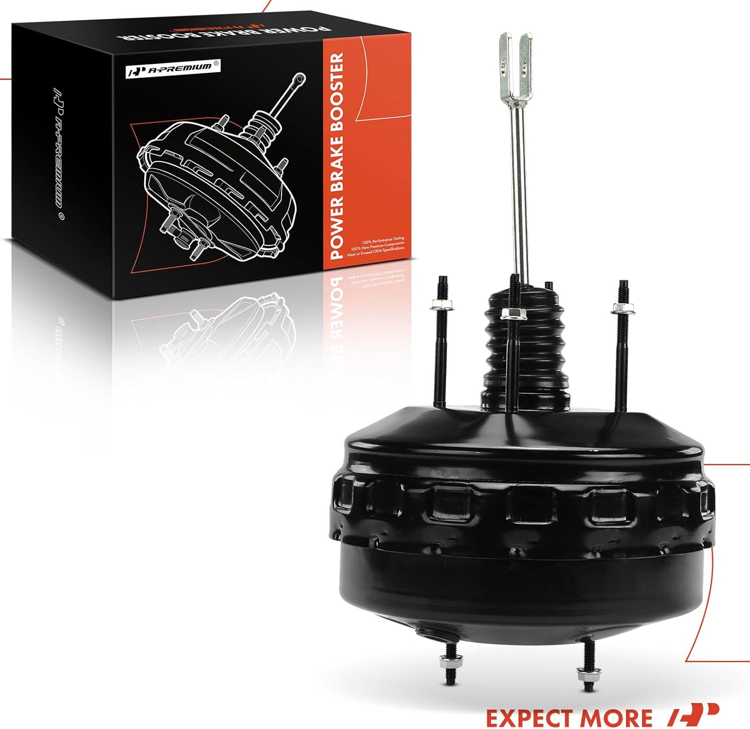 A-Premium Vacuum Power Brake Booster Compatible with Hyundai Accent 2012 2013 2014 2015 2016 2017, 1.6L, Without Master Cylinder