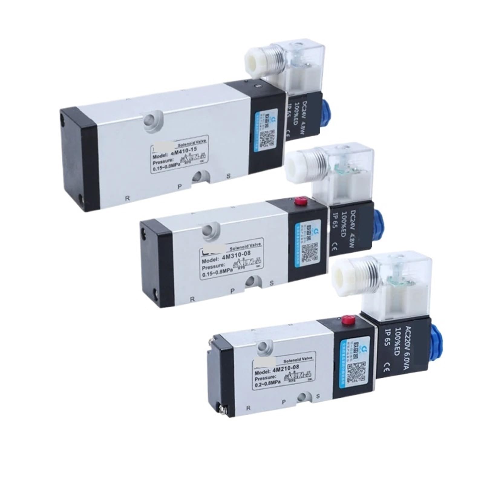 Vanne électromagnétique pneumatique 4M310-10 commande 5 voies