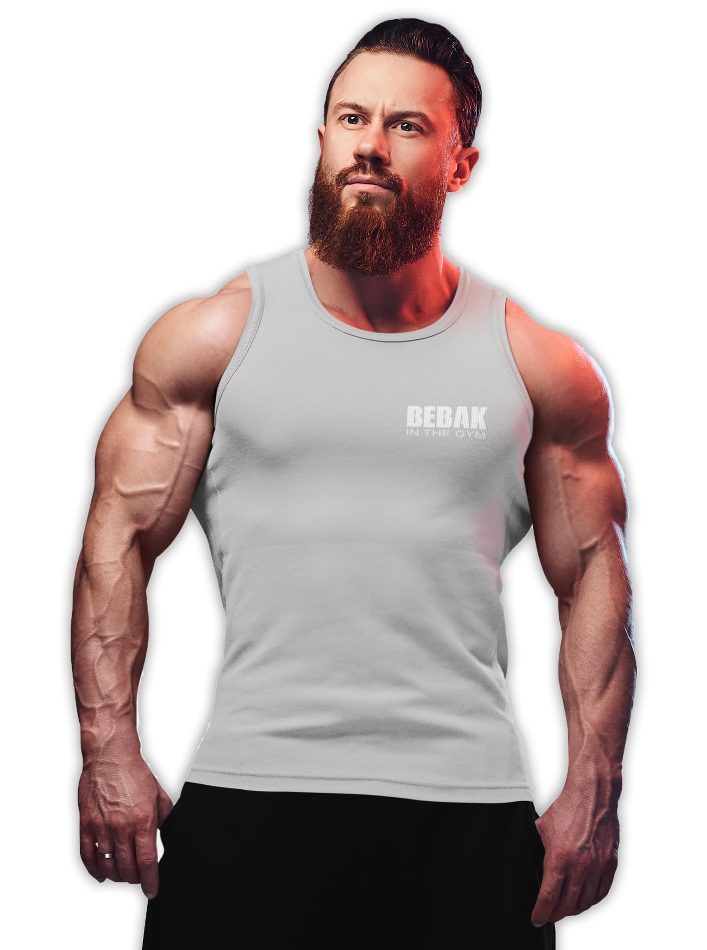 Gilet Fitness Cotone Canottiere Bodybuilding Uomo - Confezione Da 3 Stile Vikingo Bebak Arnold U 1130873