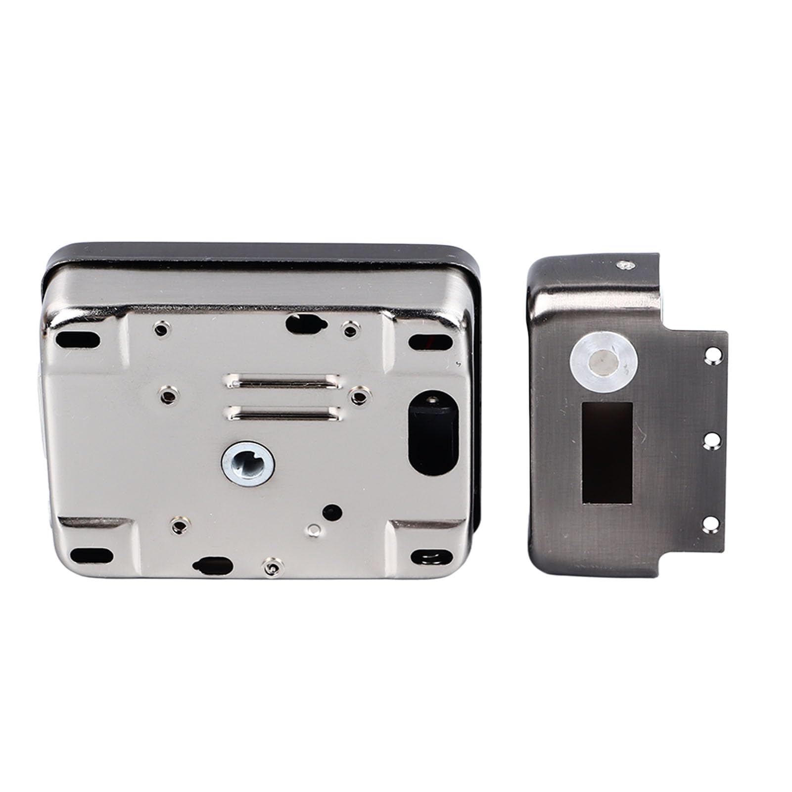 Cerradura Electrónica con Control Remoto, Cerradura de Puerta Inteligente Electrónica, Cerradura con Tarjeta de Identificación, Estructura Integrada, Sin Cableado, Doble Cabezal