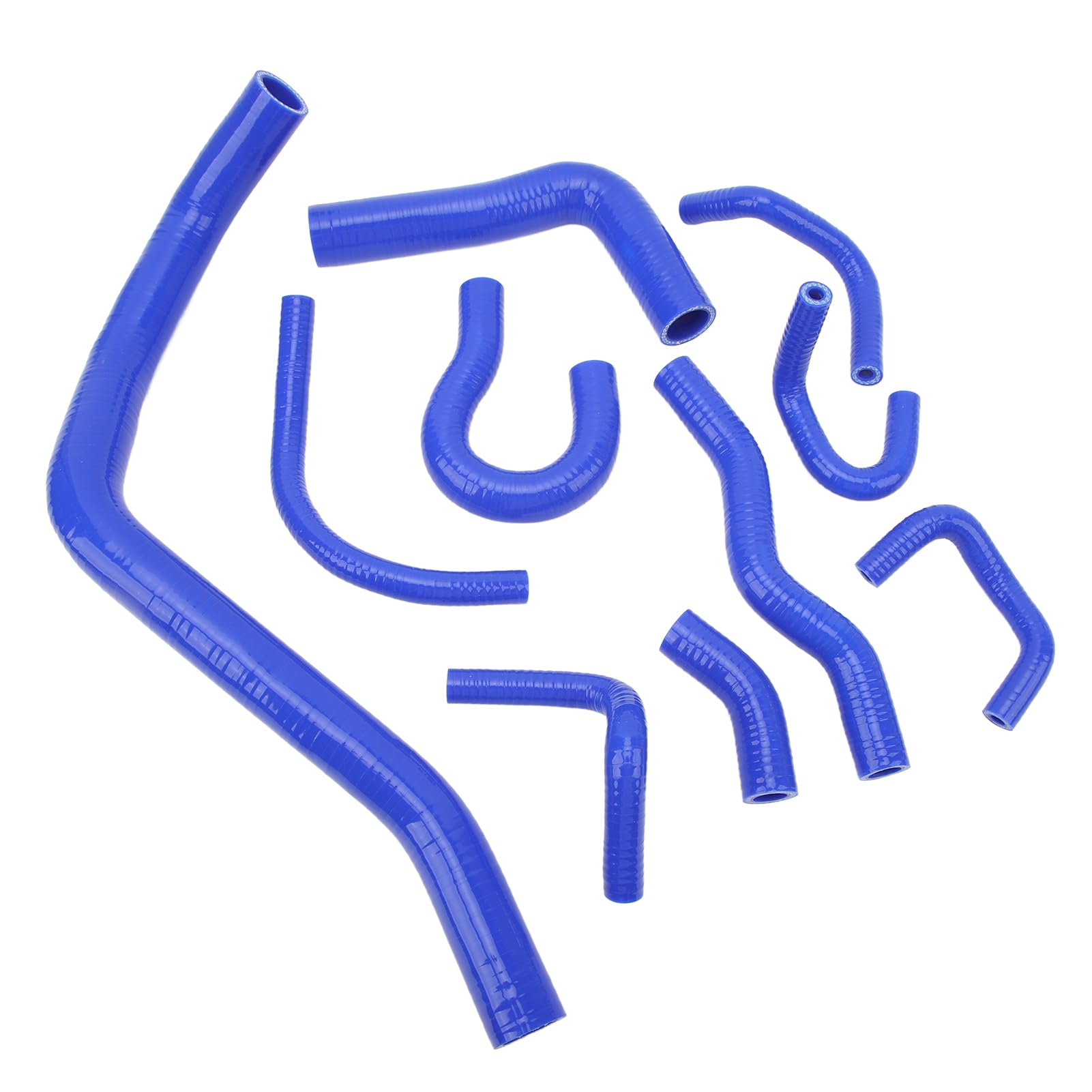 Kit de Manguera de Radiador de Silicona, Manguera de Refrigerante de Radiador de Silicona, Sello de Silicona Duradero para CR-X Base/DX/HF/SI 1988 a 1991 (BLUE)